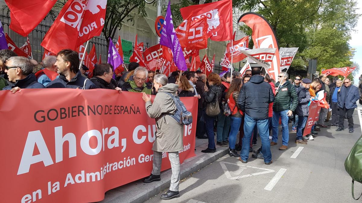 Concentracin 7N #AhoraCumple en la Secretara de Estado de Funcin Pblica