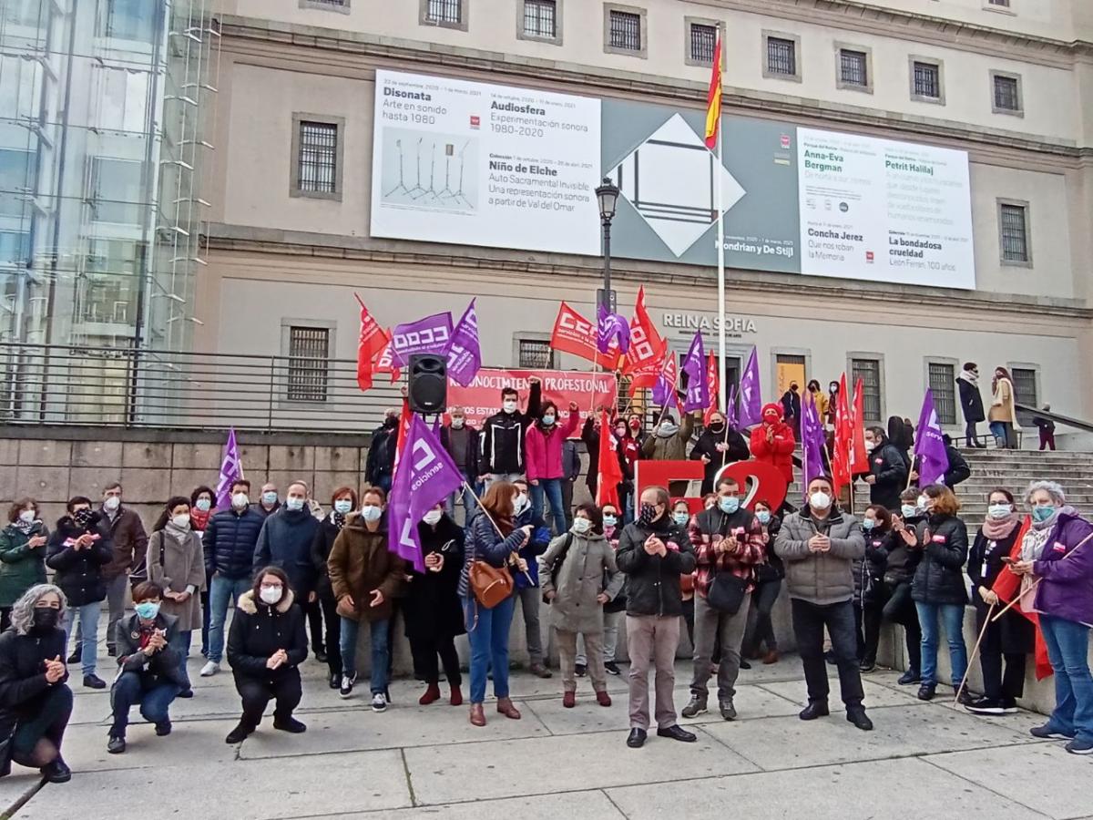 Concentracin 29N en el Museo Reina Sofa