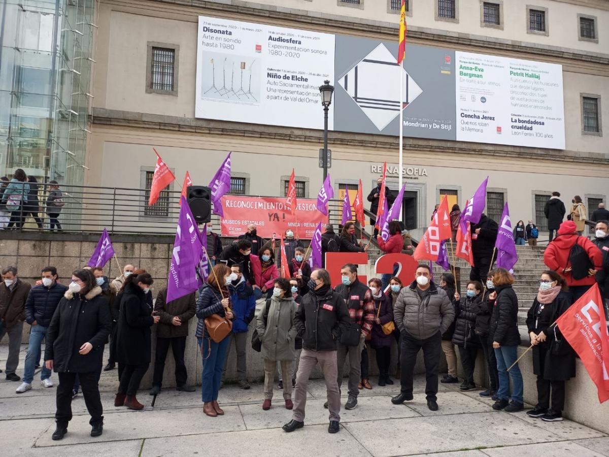 Concentracin 29N en el Museo Reina Sofa