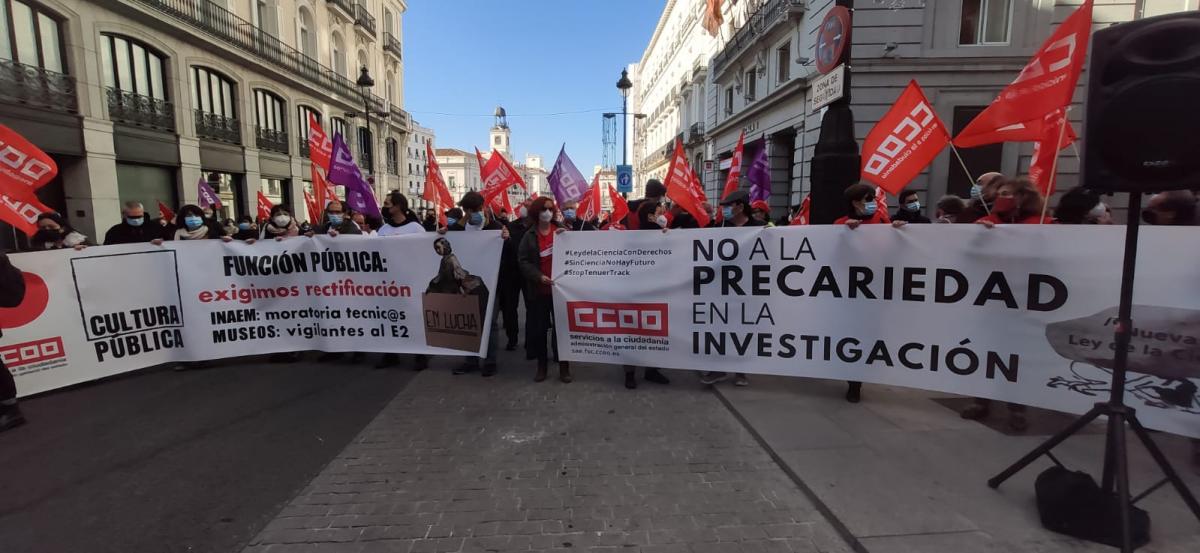 CCOO exige el cumplimiento de los acuerdos y la recuperacin de la negociacin en el rea pblica.