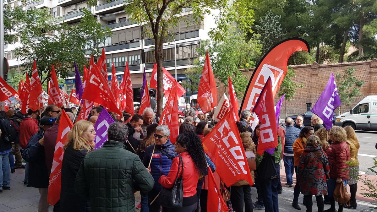 Concentracin 7N #AhoraCumple en la Secretara de Estado de Funcin Pblica