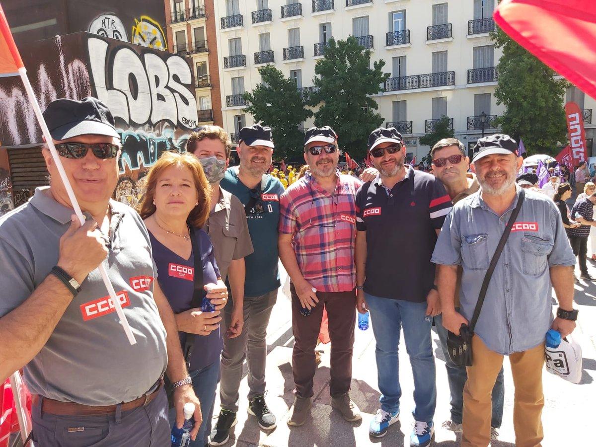 Acto en Madrid de negociadores y negociadoras laborales de CCOO y UGT #SalarioOConflicto