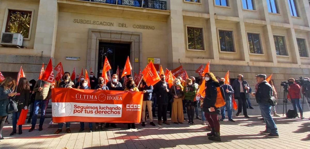 Concentracin del rea Pblica de CCOO.