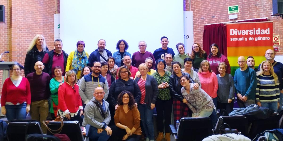 Los participantes en el II Encuentro FSC-CCOO Diversidad Sexual y de Gnero en la Accin Sindical