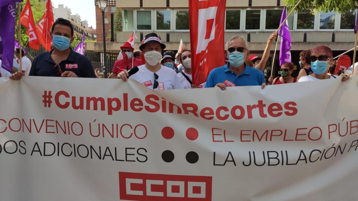 Concentracin #SOSderechos para exigir que el Gobierno cumpla los compromisos adquiridos en la AGE