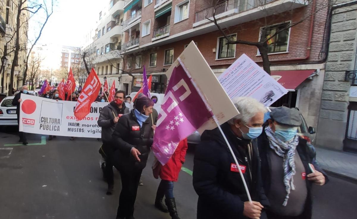 Manifestacin en la AGE de CCOO 27E #NosSobranRazones