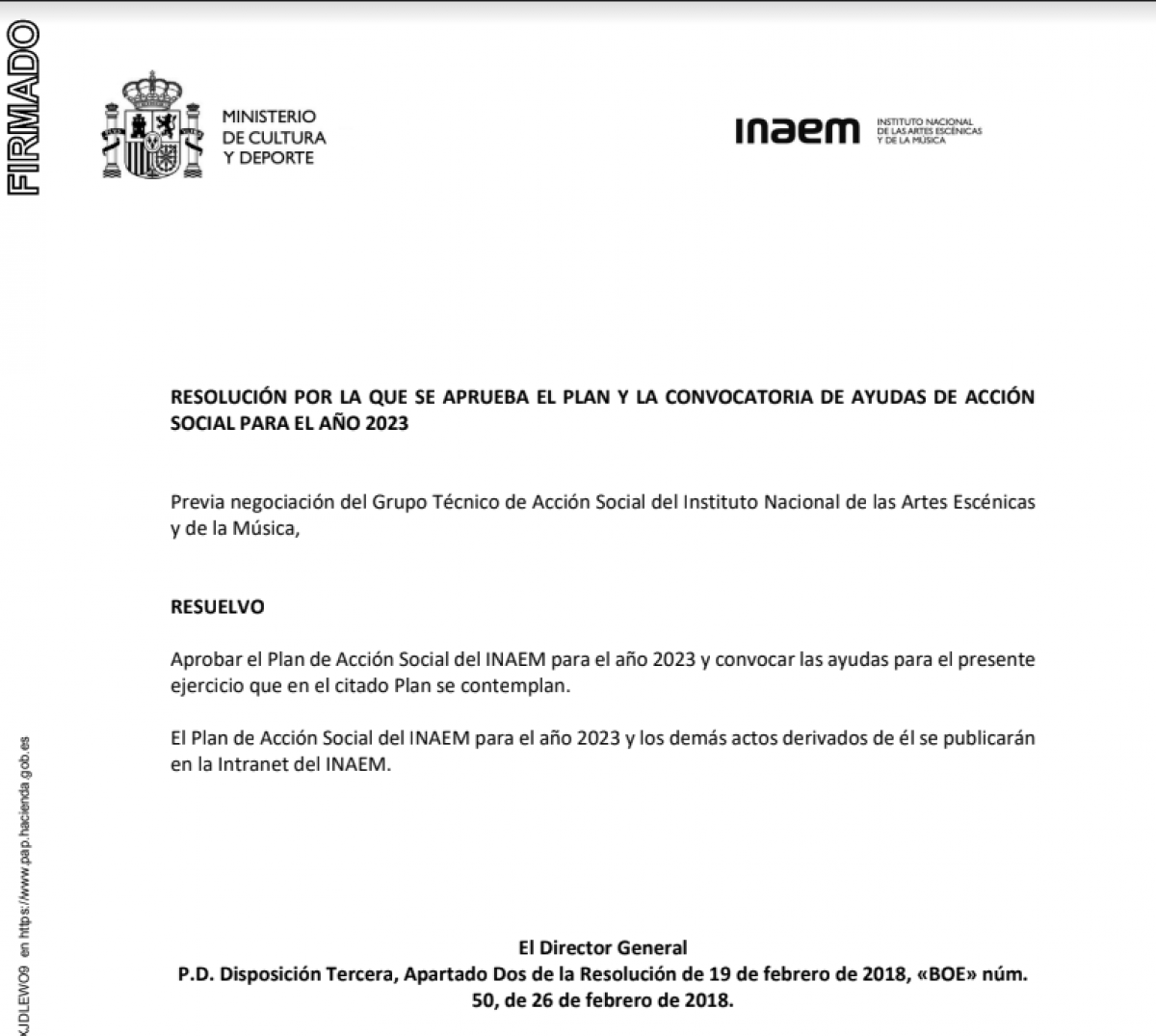 Accin Social en el INAEM