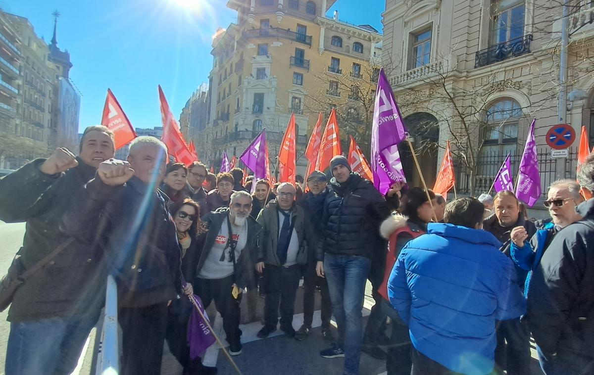 Concentracin #LFPAGE ante la Secretara de Estado de la Funcin Pblica
