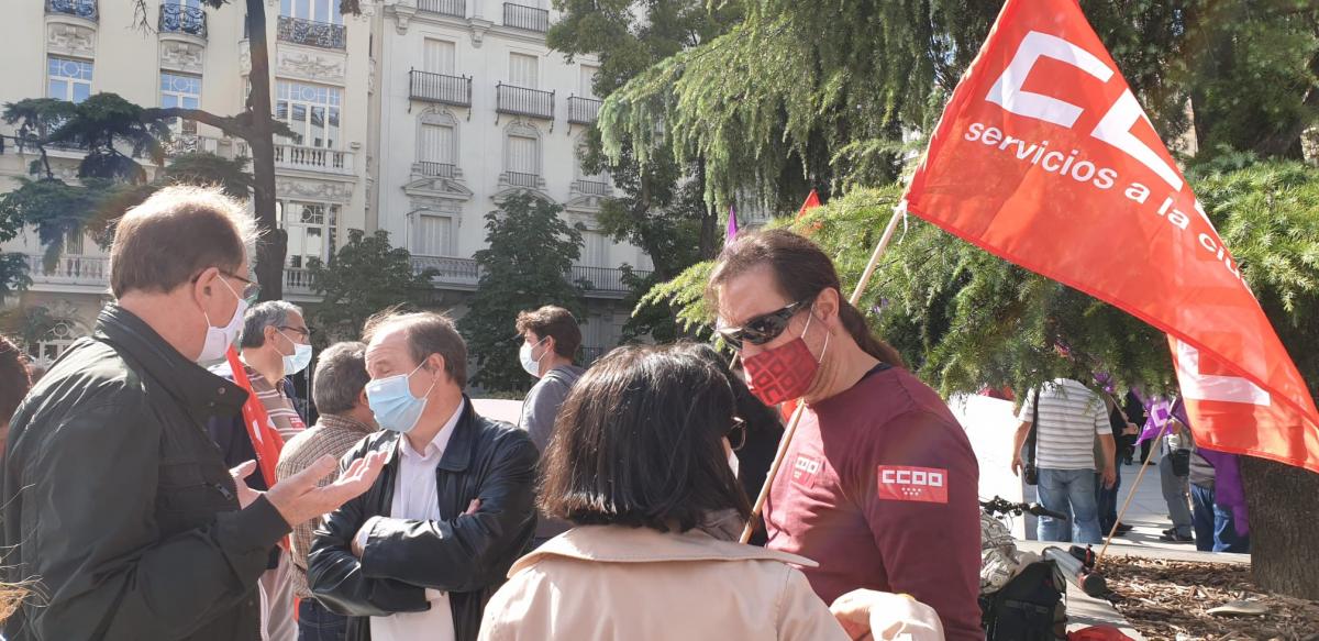 #CumpleSinRecortes. Concentracin Madrid 8 oct 2020