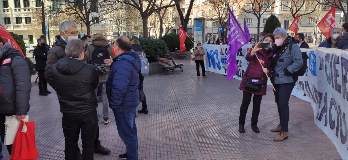 Manifestacin en la AGE de CCOO 27E #NosSobranRazones