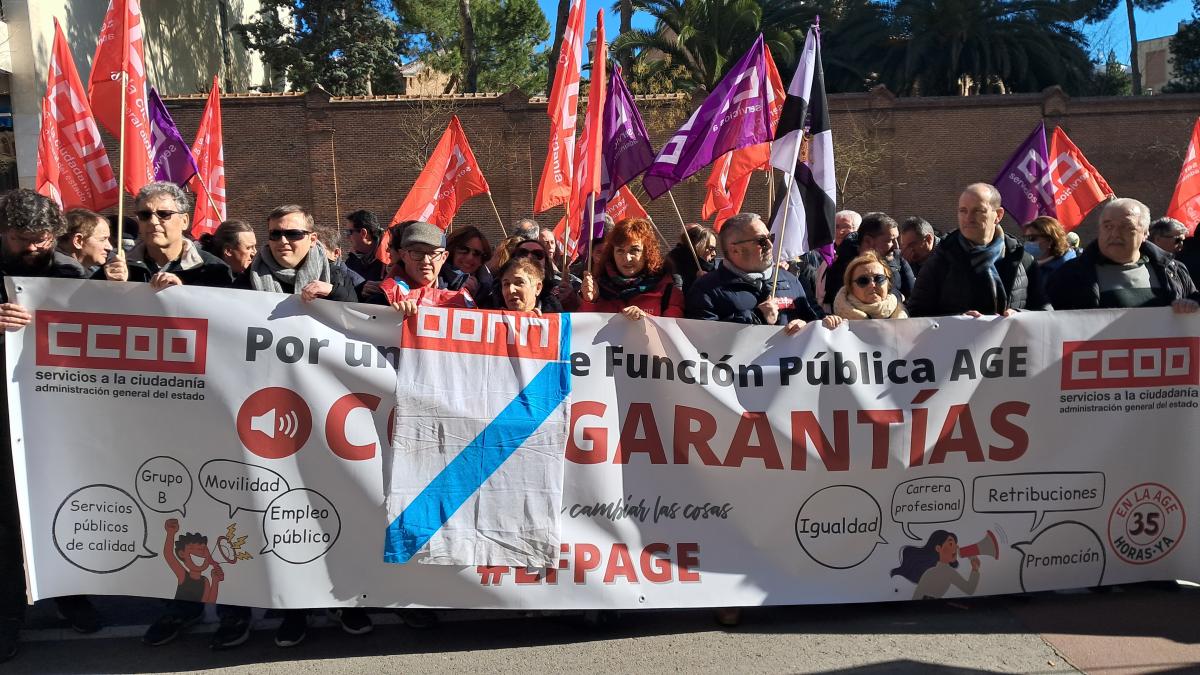 Concentracin #LFPAGE ante la Secretara de Estado de la Funcin Pblica