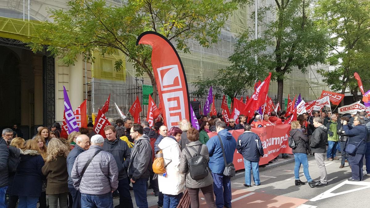 Concentracin 7N #AhoraCumple en la Secretara de Estado de Funcin Pblica