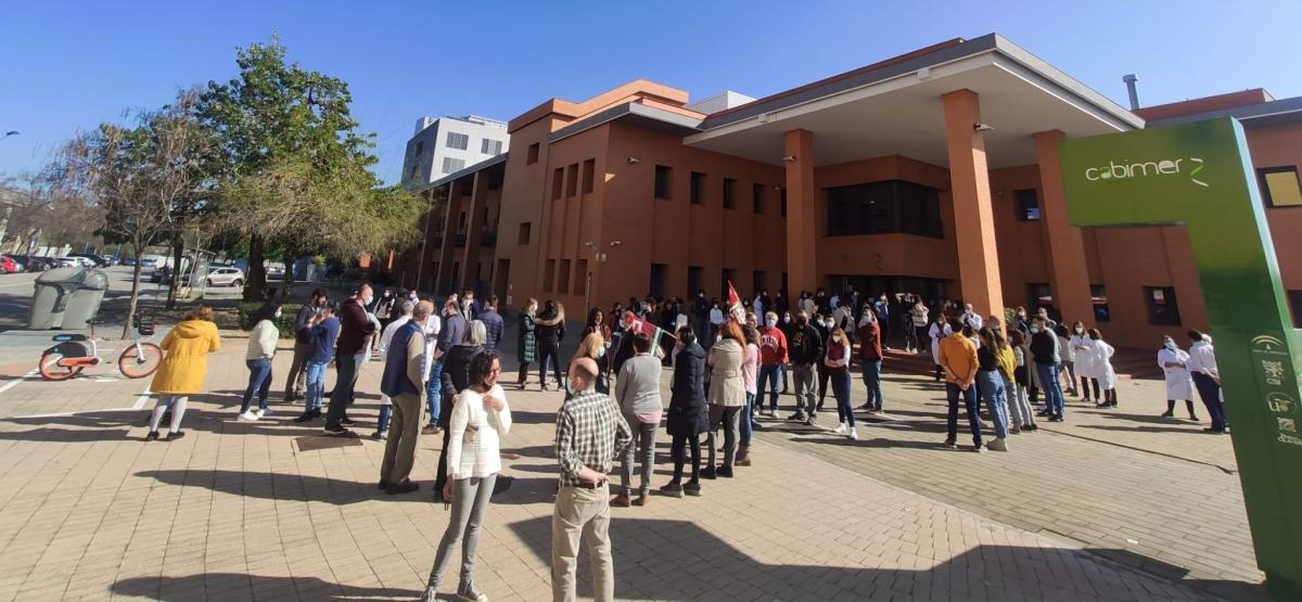Concentraciones del 2M ante los centros de trabajo dependientes del Consejo Superior de Investigaciones Cientficas (CSIC).