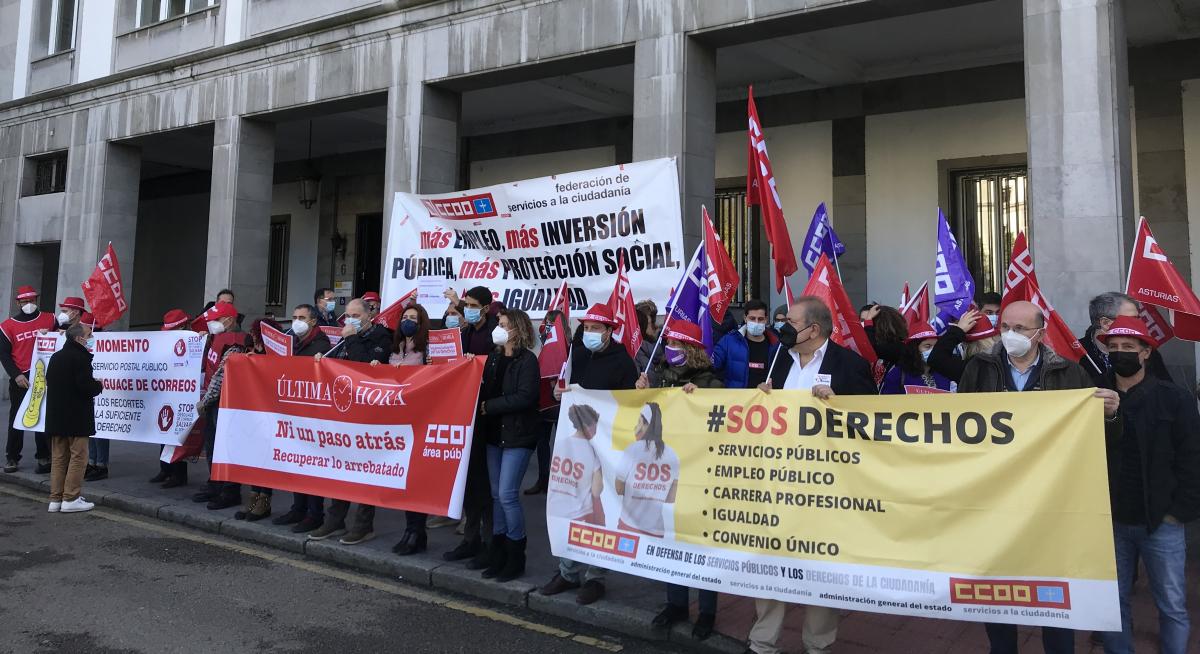 CCOO exige el cumplimiento de los acuerdos y la recuperacin de la negociacin en el rea pblica (Asturias).