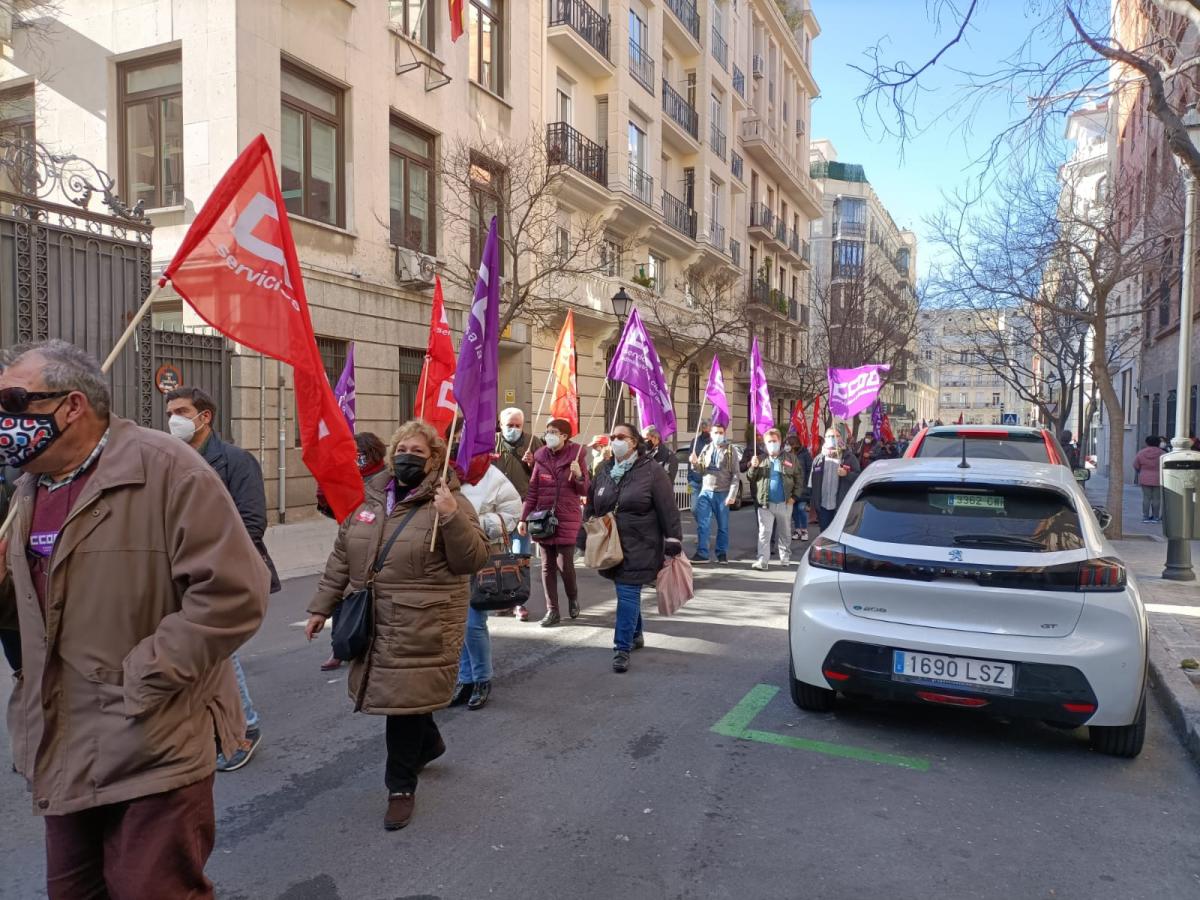 CCOO defendiendo derechos y negociacin colectiva ante Funcin Pblica.