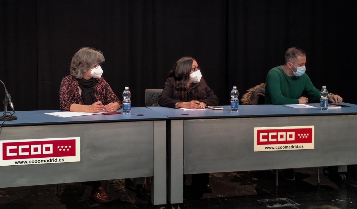 Asamblea de delegados y delegadas de CCOO Madrid (5 de noviembre de 2021).