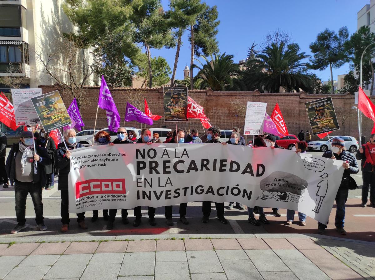 CCOO defendiendo derechos y negociacin colectiva ante Funcin Pblica.