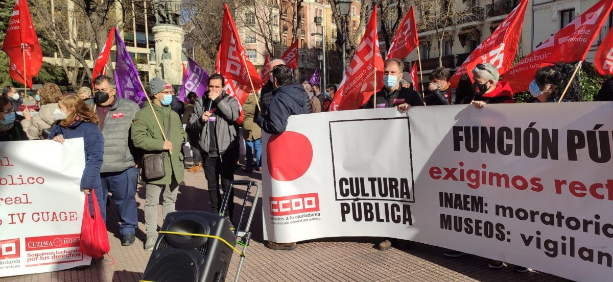 Manifestacin en la AGE de CCOO 27E #NosSobranRazones