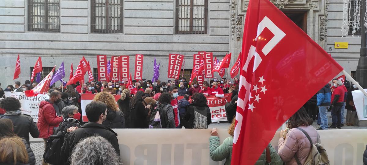 CCOO exige el cumplimiento de los acuerdos y la recuperacin de la negociacin en el rea pblica (Madrid).