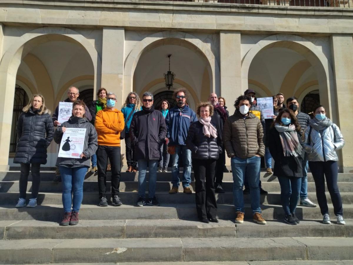 Concentraciones en el CSIC del mircoles, 6 de abril de 2022.