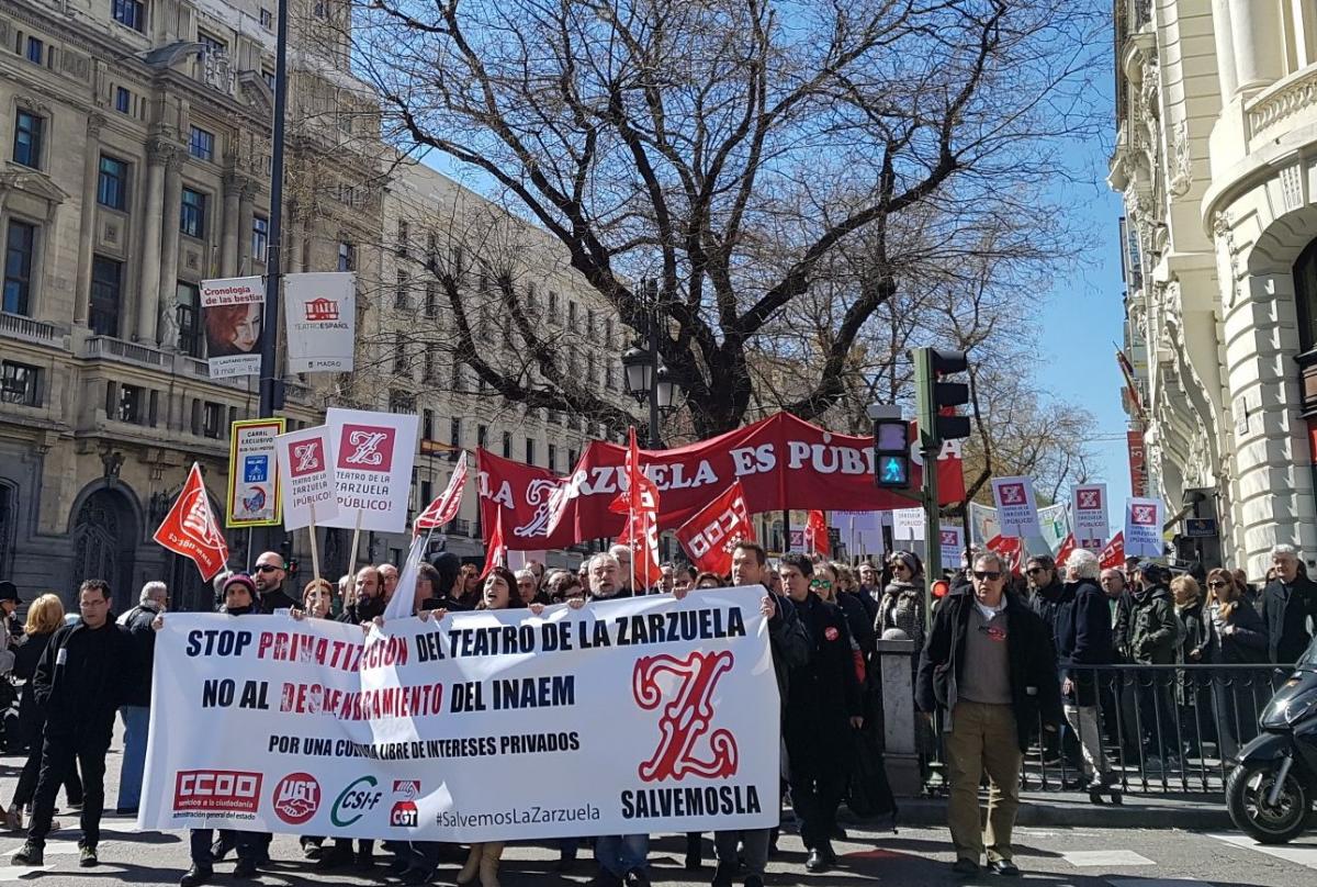 Concentracin #SalvemosLaZarzuela en Madrid