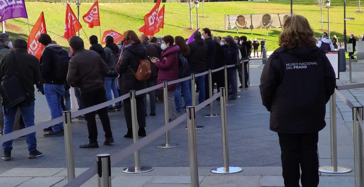 En defensa de un convenio digno en el Museo del Prado.