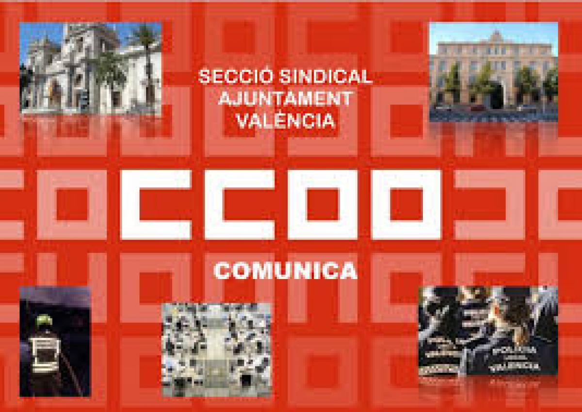CCOO recorre el Pla d´Ocupació al AL de VLC