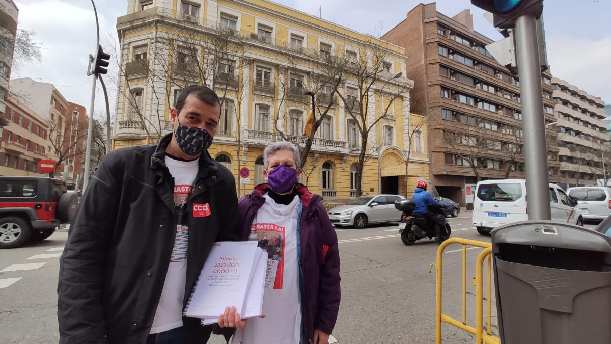 Concentracin del personal no policial en la Direccin General de Polica