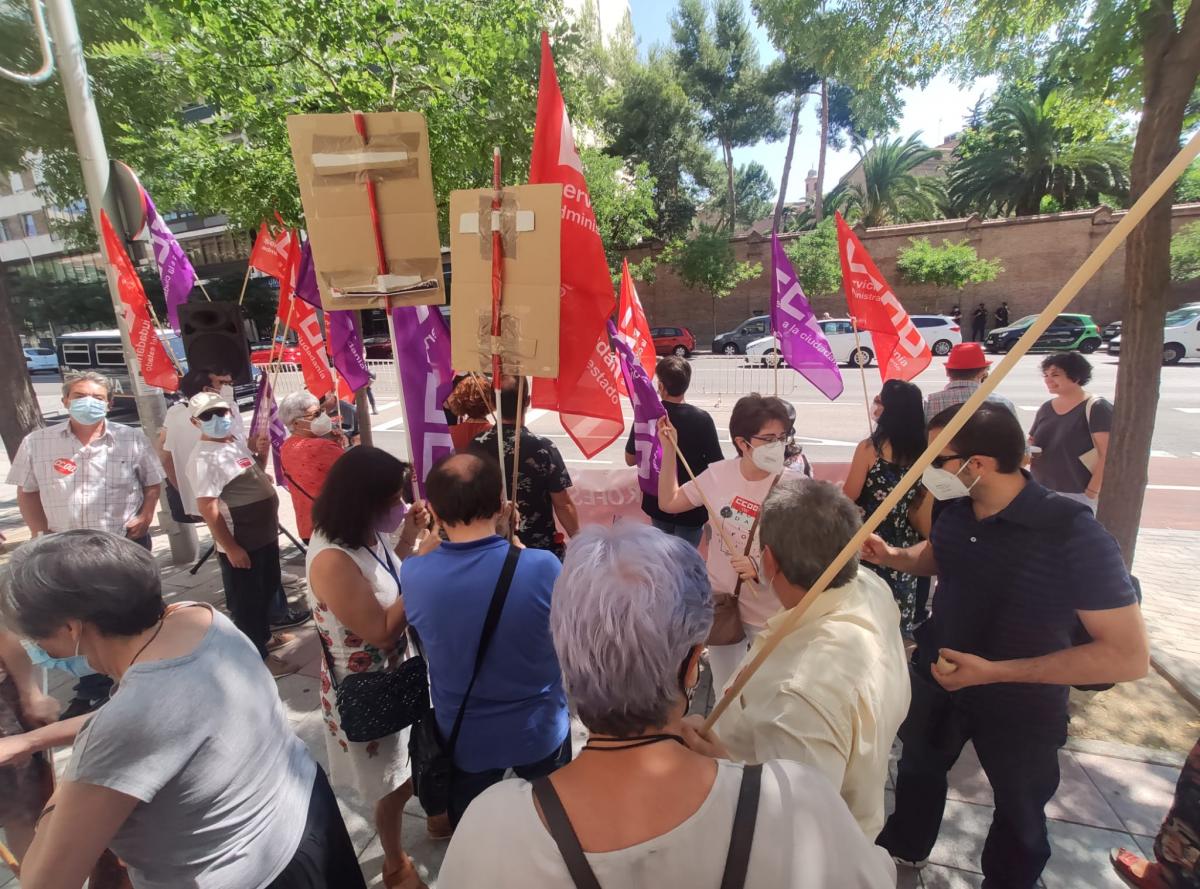 Accin reivindicativa de CCOO en Funcin Pblica #26J