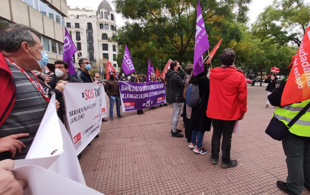 Concentracin #CumpleSinRecortes en Funcin Pblica