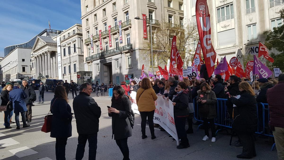 #NoAlDespidoPorEnfermar Madrid 27N2019