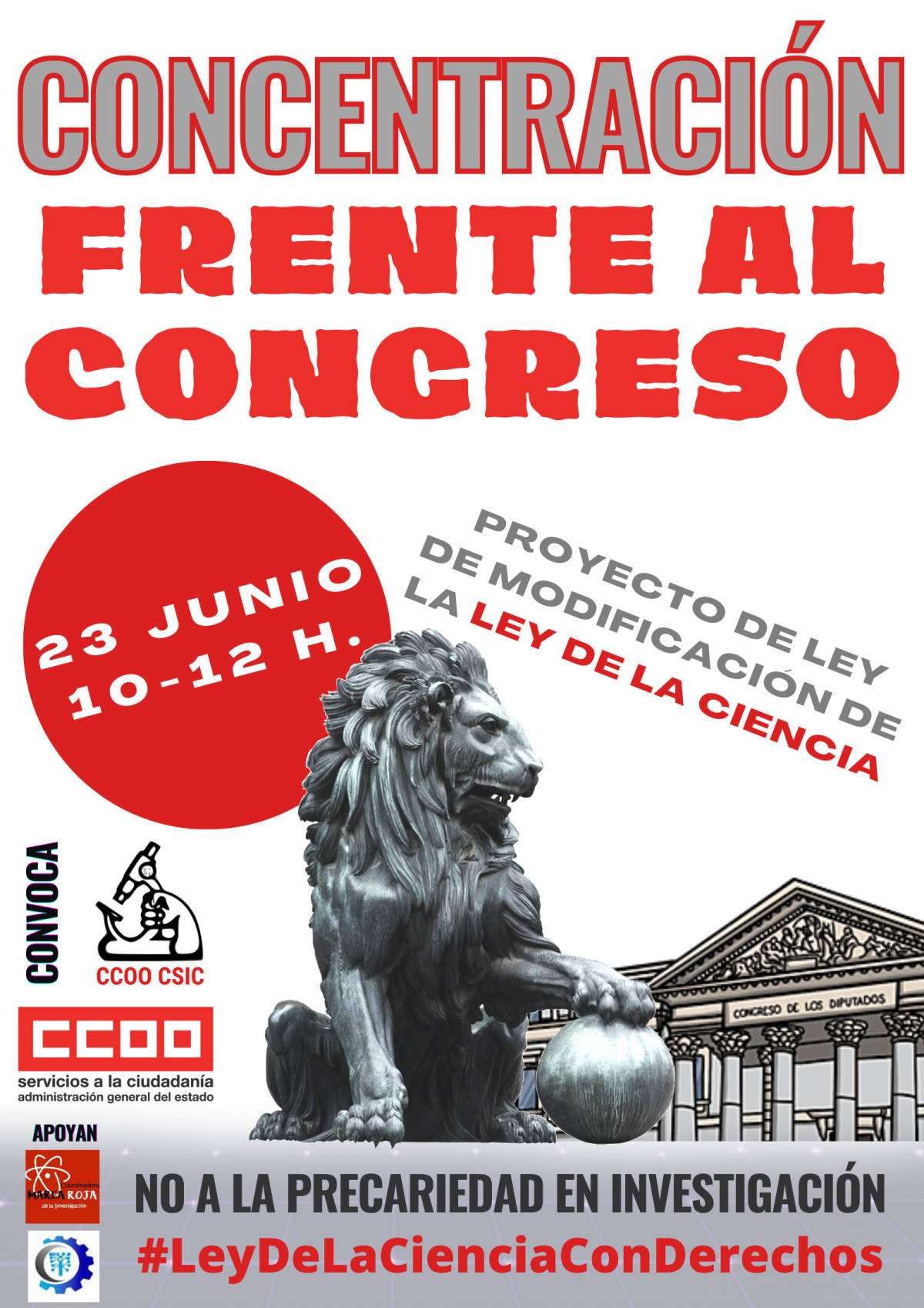 Concentracin frente al Congreso