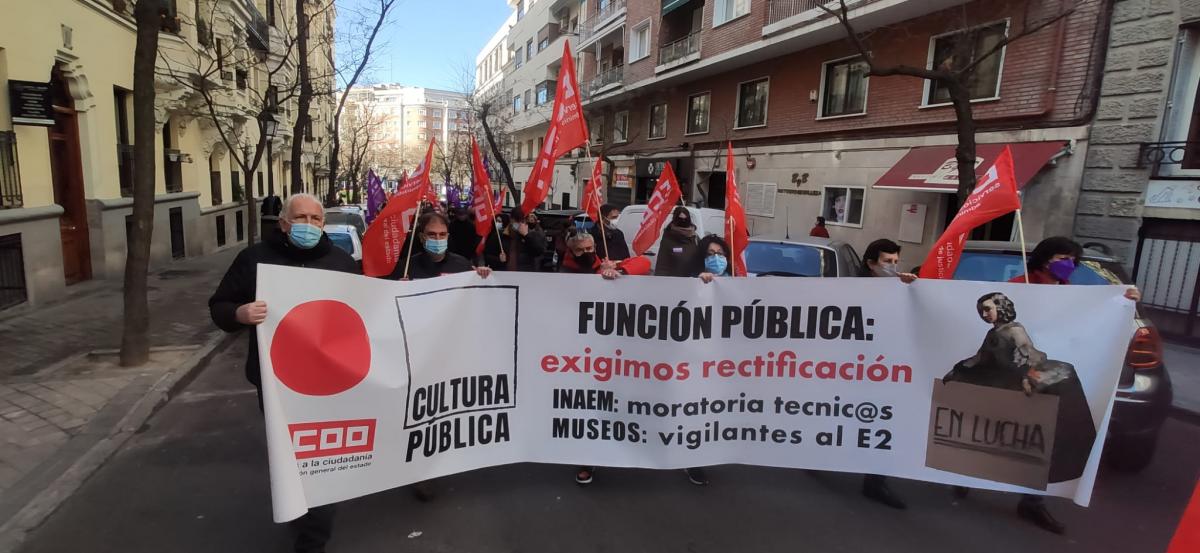 Manifestacin en la AGE de CCOO 27E #NosSobranRazones