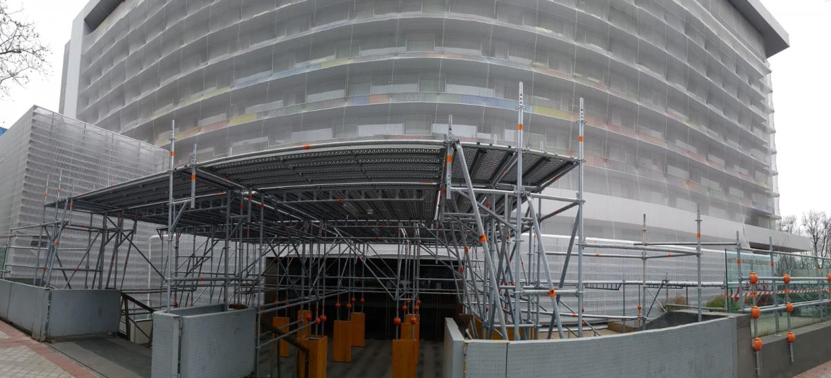 Edificio de la sede Central del INE en enero de 2020