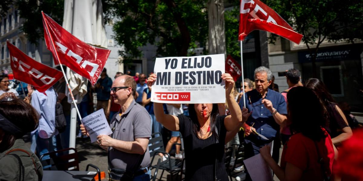 El personal funcionario de Justicia lleva movilizándose desde el pasado 17 de abril