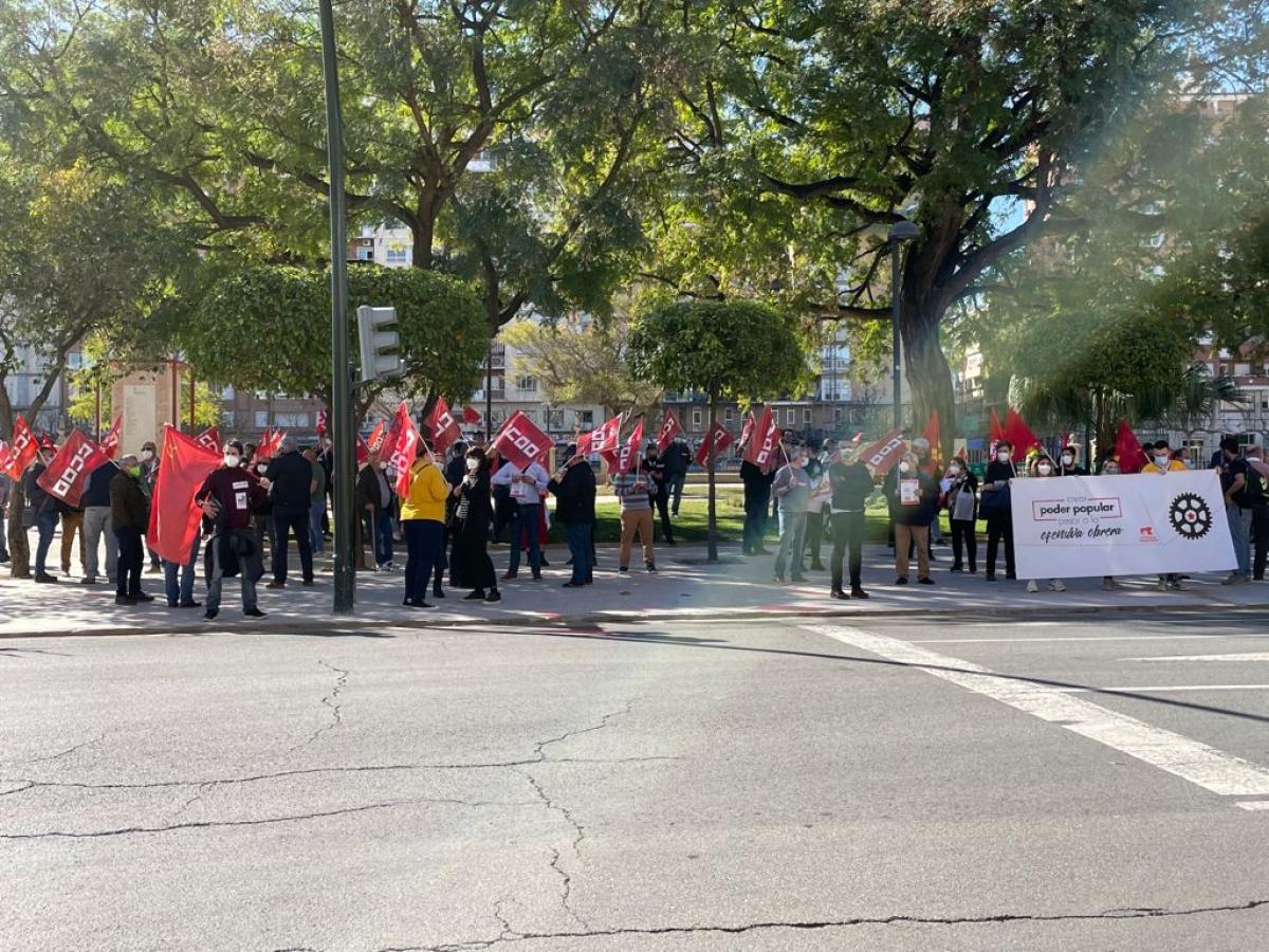 Concentracin de CCOO y UGT 11F en Murcia