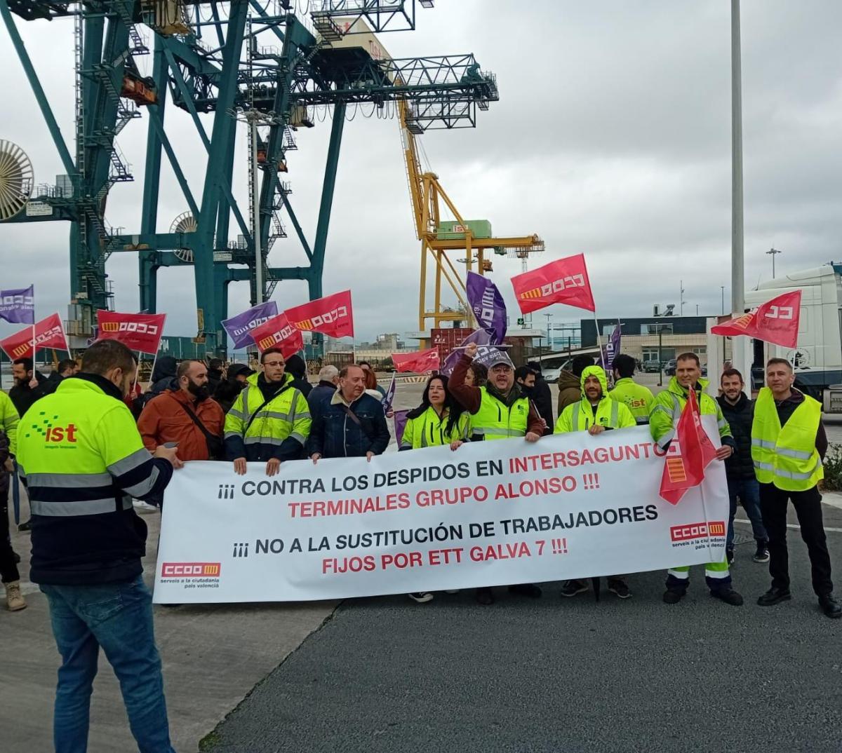 huelga en INTERSAGUNTO