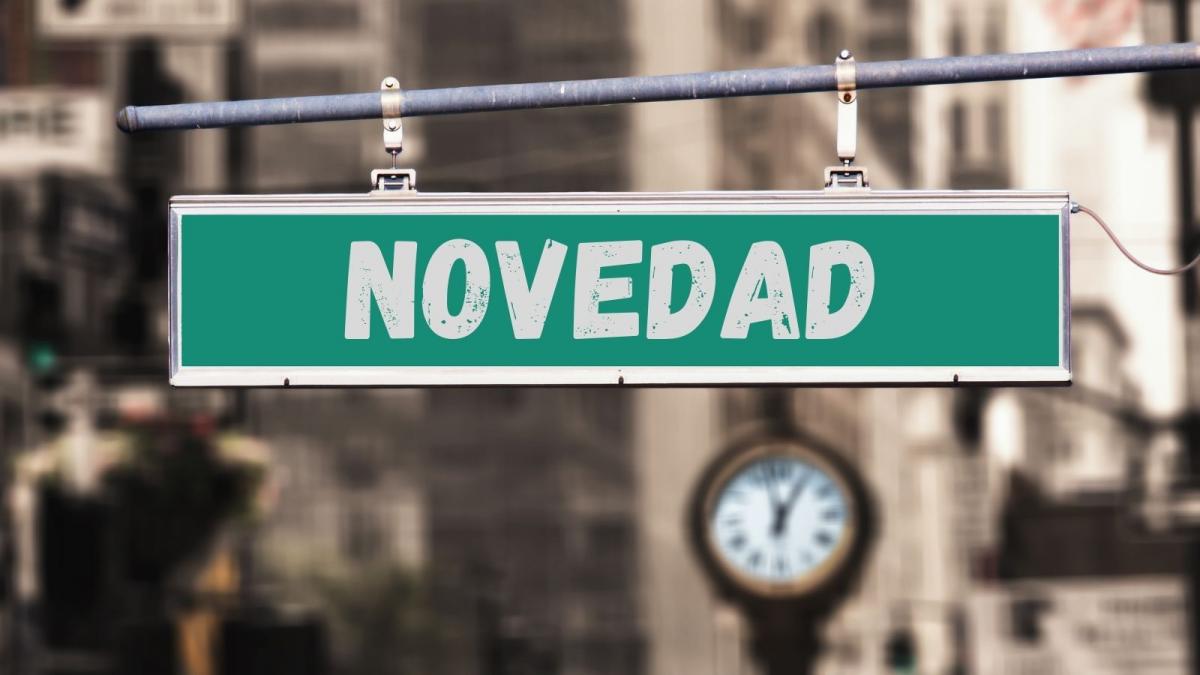 Novedad.