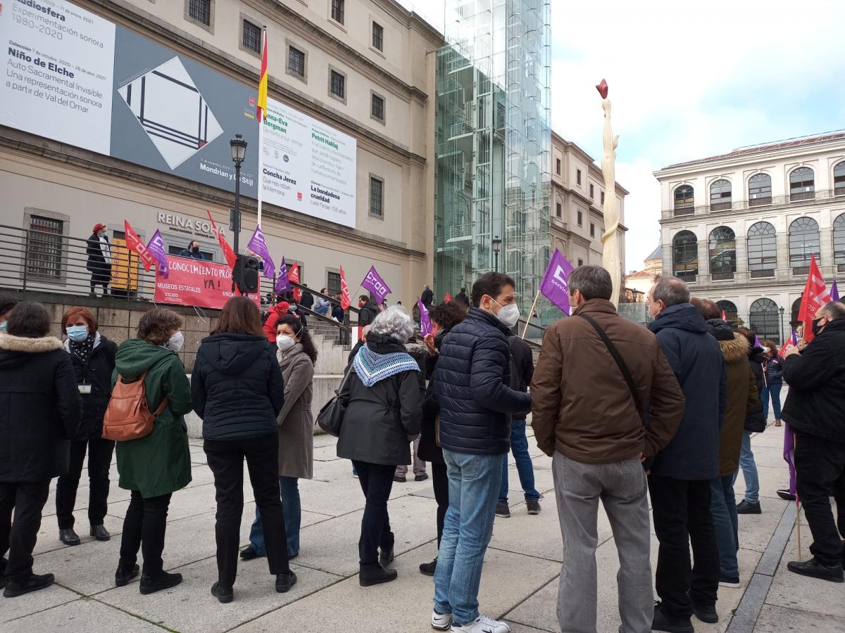 Concentracin 29N en el Museo Reina Sofa