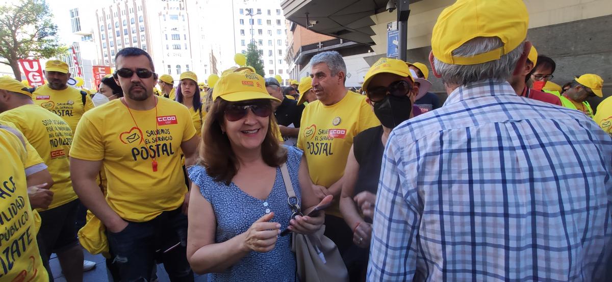 Gran marcha en Madrid #1JUN en defensa del Servicio Pblico de Correos.