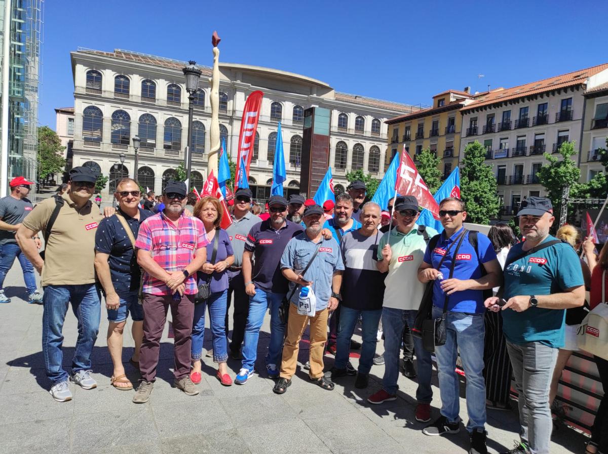 Acto en Madrid de negociadores y negociadoras laborales de CCOO y UGT #SalarioOConflicto