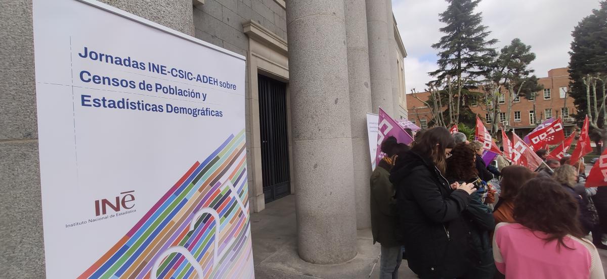 Concentraciones en el CSIC del mircoles, 6 de abril de 2022.