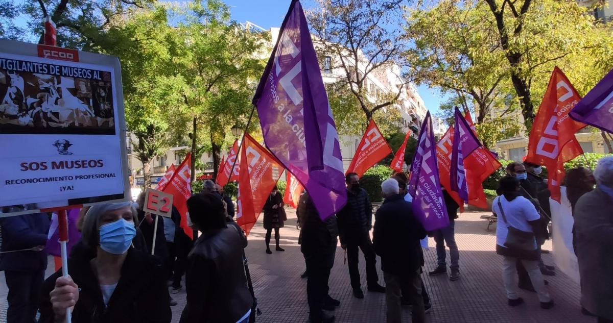 Concentracin SOS Cultura ante la Direccin General de Funcin Pblica.