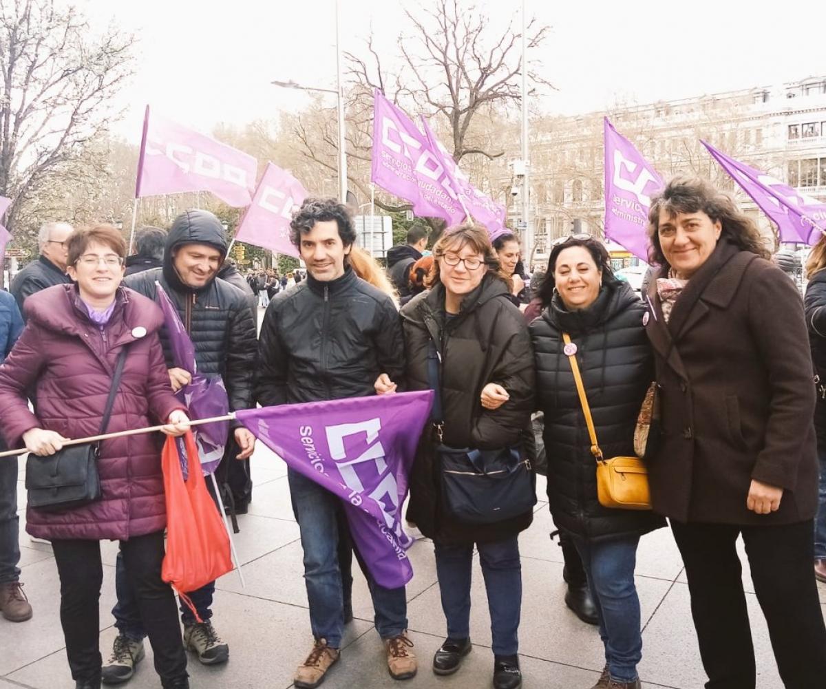Concentracin de Feminismo sindical en Madrid