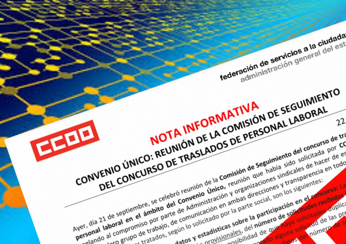 Reunin de la Comisin de Seguimiento del Concurso de Traslados