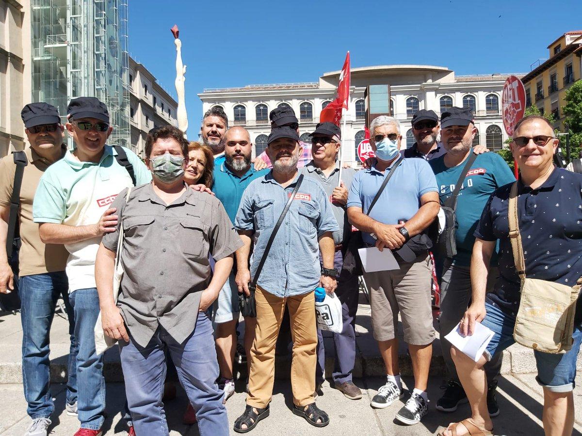 Acto en Madrid de negociadores y negociadoras laborales de CCOO y UGT #SalarioOConflicto