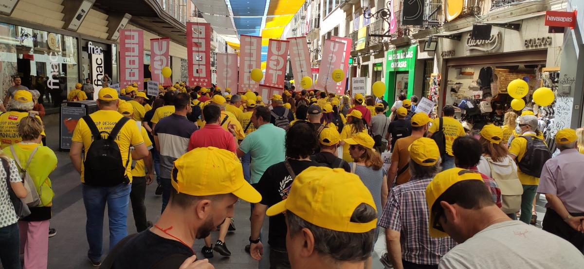 Gran marcha en Madrid #1JUN en defensa del Servicio Pblico de Correos.