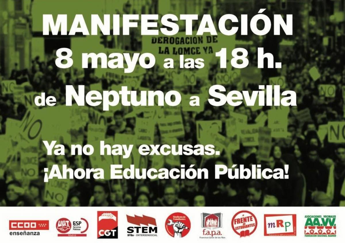 Manifestacin 8 mayo 2018