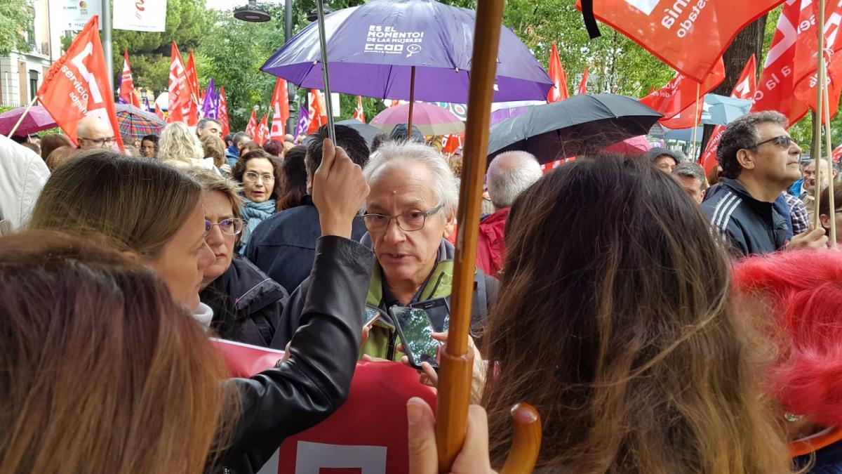 Concentracin 17O de CCOO frente al Ministerio de Poltica Territorial y Funcin Pblica