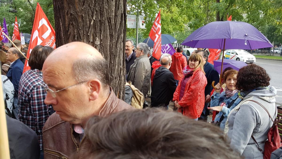 Concentracin 17O de CCOO frente al Ministerio de Poltica Territorial y Funcin Pblica